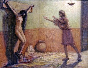 Mulher Crucificada de Louis Joseph Raphael Collin