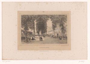 Vista do Jardin des Plantes
Jardin des Plantes (título sobre o objecto)
Faces em Paris e arredores (título da série)
Paris (título da série sobre o objecto) de Louis Julien Jacottet