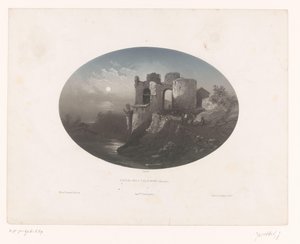 Vista das ruínas do Château des Vier Heemskinderen
Château des 4 fils Aymond (Gironde) (título sobre o objecto)