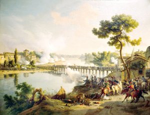 Batalha de Lodi (1796) de Louis Lejeune