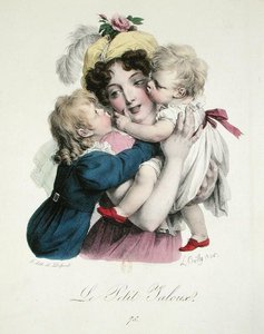 Ciúmes, gravados por François Seraphin Delpech (1778-1825) 1826 (cor litho)