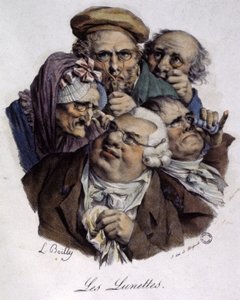 Os óculos, c.1820 (gravura)