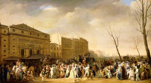 Um carnaval no Boulevard du Crime de Louis Leopold Boilly
