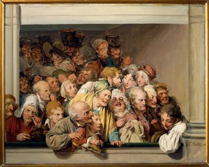 França, Paris, Versailles, Theatre Box no dia da apresentação gratuita de Louis Leopold Boilly