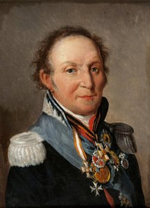 Retrato do marechal de campo Conde Ludwig Adolf Peter de Sayn-Wittgenstein-Ludwigsburg 1769-1843 de Louis Leopold Boilly