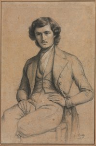 Retrato de um jovem, 1837. de Louis Leopold Boilly