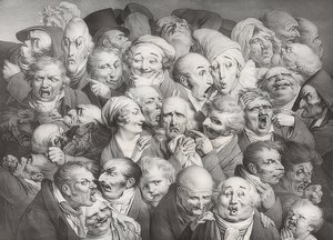 Encontro de 35 chefes diversos (35 verschiedene Köpfe). 1825 de Louis Leopold Boilly
