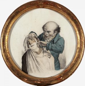 Barbeiro hábil, 1823 de Louis Leopold Boilly