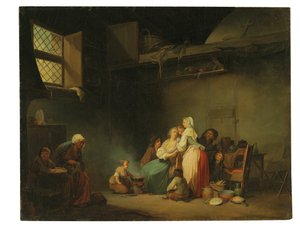 Sopa para gatos de Louis Leopold Boilly