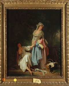 O banhista surpreso de Louis Leopold Boilly