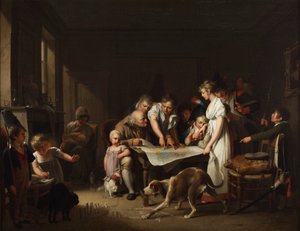 A Leitura do Boletim do Grande Exército de Louis Leopold Boilly
