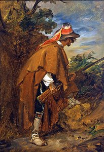 The Bandit, c.1819-21 (óleo sobre papel sobre tela)