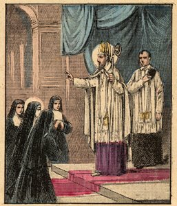 Ordem da Visitação de Santa Maria - São Francisco de Sales - São Francisco de Sales (1567-1622) - François de Sales fundou a Ordem da Visitação com Madame de Chantal (Jeanne Francoise Fremyot de Chantal) (1572-1641) - Gravura do "Ensinamento Religioso