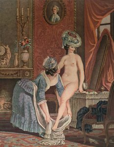 La Toilette, banho, c1765-1790, 1913