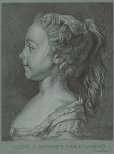 Marie-Rosalie Vanloo, c. 1764. de Louis Marin Bonnet