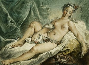 O Despertar de Vênus, depois de F. Boucher; Le Reveil de Venus, depois de F. Boucher, 1769 de Louis Marin Bonnet