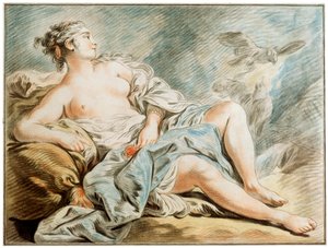 Vênus com pombas, século XVIII.