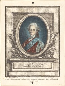 Louis-Auguste, Delfim da França de Louis Marin Bonnet after Louis Michel Van Loo