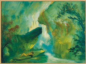 Águas Brilhantes (óleo sobre masonita)