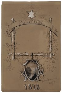 Solidão, 1878. de Louis Michel Eilshemius