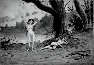 Dois Nus, 1900.