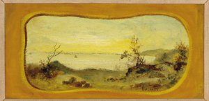 Limpeza de água (óleo sobre masonita) de Louis Michel Eilshemius