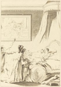 Le gascon puni de Louis Michel Halbou and Antoine Jean Duclos after Jean Honoré Fragonard