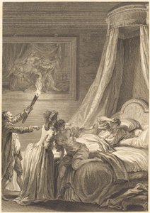 Le gascon puni de Louis Michel Halbou and Antoine Jean Duclos after Jean Honoré Fragonard