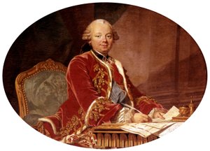 Étienne-François, Duque de Choiseul-Stainville (1719-1785) de Louis Michel van Loo