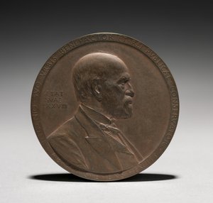 Medalha: Abram Stevens Hewitt, 1875-1925.