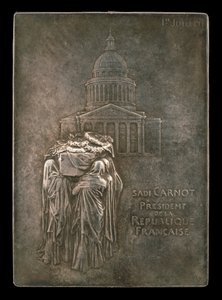 O Corpo do Presidente Sadi Carnot Borne ao Panthéon [anverso], 1894.