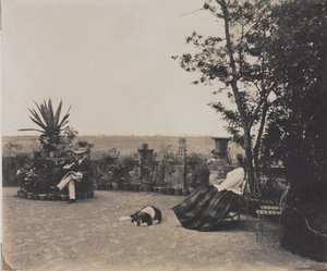 Sem título (Homem e Mulher Relaxando) de Louis Pierre Theophile Dubois de Nehaut