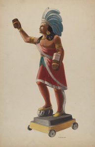 Cigar Store Indian, 1938.