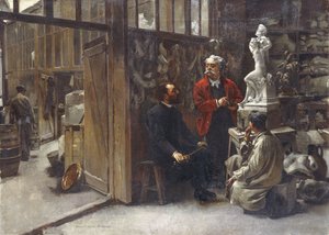 O Estúdio do Escultor Albert-Ernest Carrier-Belleuse