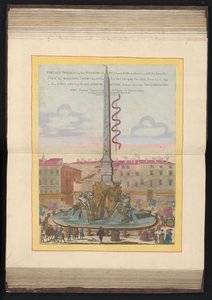 Vierstromenfontein te Roma Obelisco Panphilio gia nell ippodrom (...) (título no objeto) de Louis Rouhier