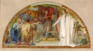 O Estado como árbitro para a indústria, a educação e as forças armadas (estudo para a luneta, antigo edifício do Senado) de Louis Schaettle