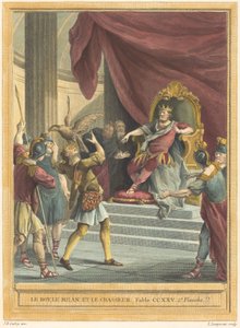 O Rei, a Pipa e o Caçador de Louis Simon Lempereur after Jean Baptiste Oudry