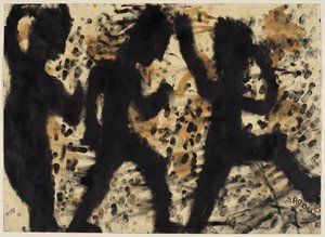 Brousse e Frapper, frente, c.1937-1942 (guache de óleo e tinta sobre papel)