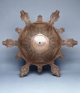 Um elemento arquitetônico projetado para o Edifício Guaranty, Buffalo, Nova York, por volta de 1895-6, c.1895-6 (ferro fundido revestido de cobre) de Louis Sullivan