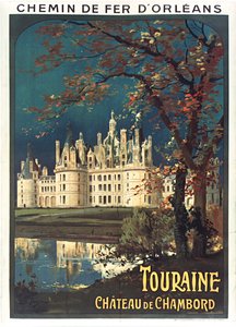 Estrada de Ferro de Orleans. Touraine, 1900.