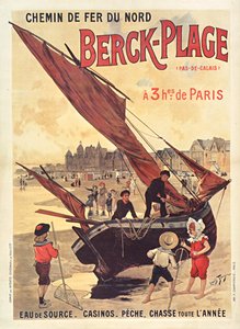 Ferrovias do Norte. Berck-Plage, c. 1910.