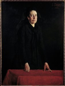 Commune de Paris: "Retrato de Louise Michel (1830-1905) no pódio" A anarquista militante no tribunal durante o seu julgamento. Pintura de Louis Tinayre (1861-1942) 1882 Sol. 1,29x0,95 m Paris, Musee Carnavalet Atenção! A utilização desta obra pode ser suje