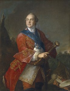 Retrato do Conde Kirill Razumovsky 1728-1803, o último Hetman da Ucrânia, 1758