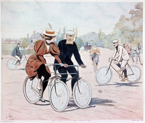 Tandem - desenho por L. Vallet