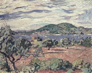 Baía de Antheor, c.1906-07 (óleo sobre tela)