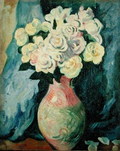 Flores (óleo sobre tela) de Louis Valtat