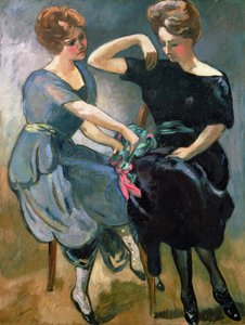 As Duas Irmãs, c.1912 (óleo sobre tela) de Louis Valtat