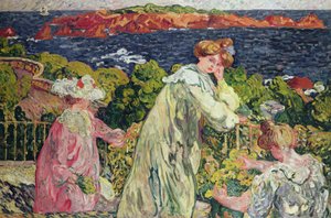 Três Mulheres na Varanda de Louis Valtat