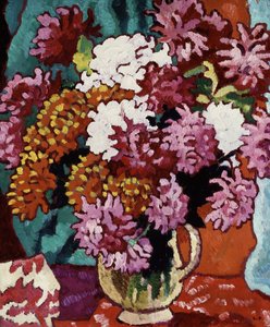 Vaso de Dahlias de Louis Valtat