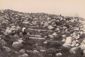 Ruínas perto de Beirute, Líbano de Louis Vignes